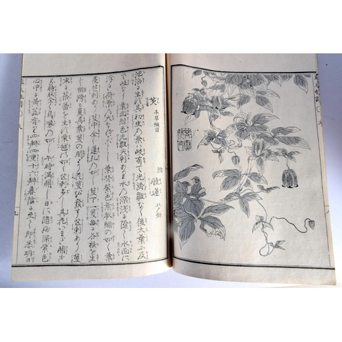 2054 - ASSORTED 19TH CENTURY JAPANESE MEIJI PERIOD WOOD BLOCK BOOKLETS with ink blocks. (11)