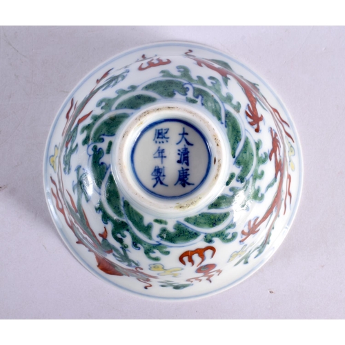 2158 - A CHINESE DOUCAI PORCELAIN BOWL 20th Century. 11 cm diameter.