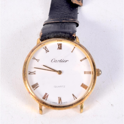 3300 - A Cartier quartz wristwatch .