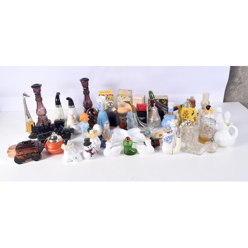 3672 - A collection of vintage Avon perfume bottles etc.(Qty).