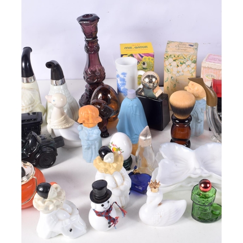 3672 - A collection of vintage Avon perfume bottles etc.(Qty).