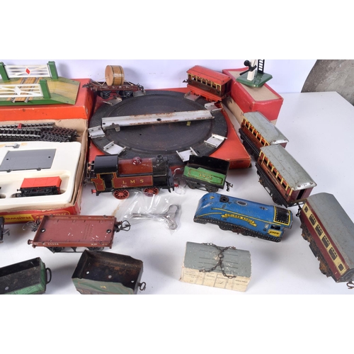 3715 - A collection of LMS Hornby O gauge model trains some boxed (Qty).