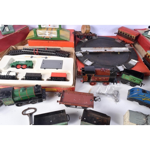 3715 - A collection of LMS Hornby O gauge model trains some boxed (Qty).