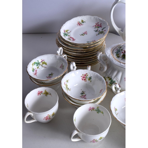 3785 - A  Staffordshire porcelain tea service (Qty).