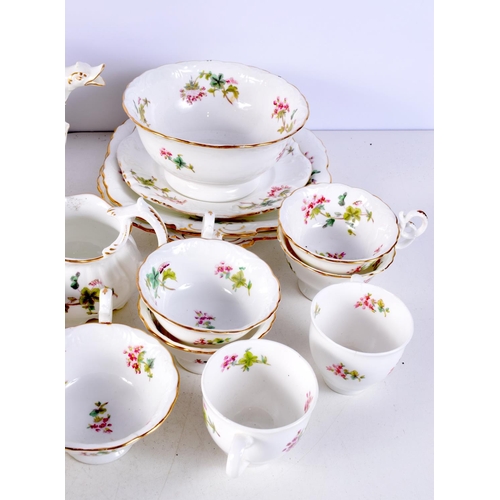 3785 - A  Staffordshire porcelain tea service (Qty).