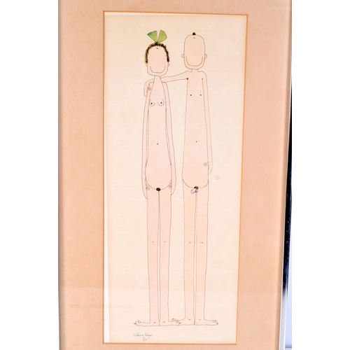 3837 - A framed pair of prints by Brunshill together with another print by William Eagon 43 x 17 cm (2)