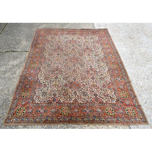 3842 - A large Country house Axminster rug 368 x 272 cm.