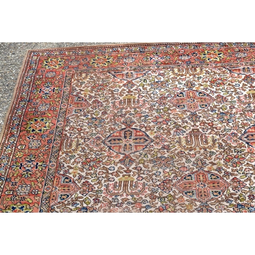 3842 - A large Country house Axminster rug 368 x 272 cm.