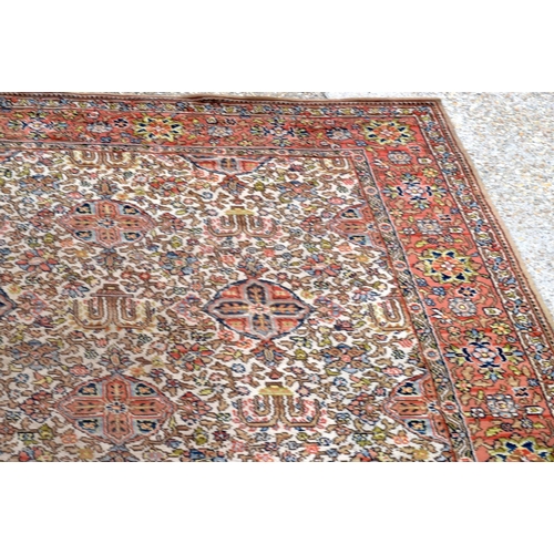 3842 - A large Country house Axminster rug 368 x 272 cm.