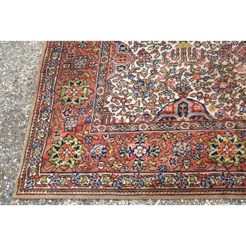 3842 - A large Country house Axminster rug 368 x 272 cm.