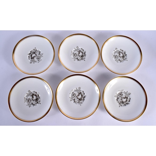 165 - A CASED COPELAND SPODE SET OF TEACUPS AND SAUCERS. (18)