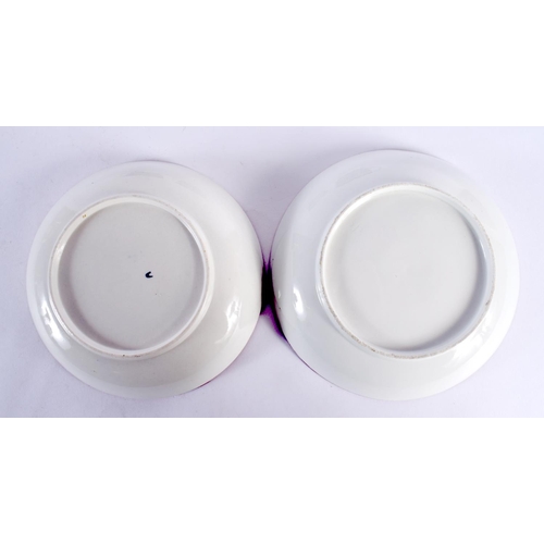 178 - Late 18th & early 19th century Flight and Flight Barr breakfast cups and saucers of slightly differi... 