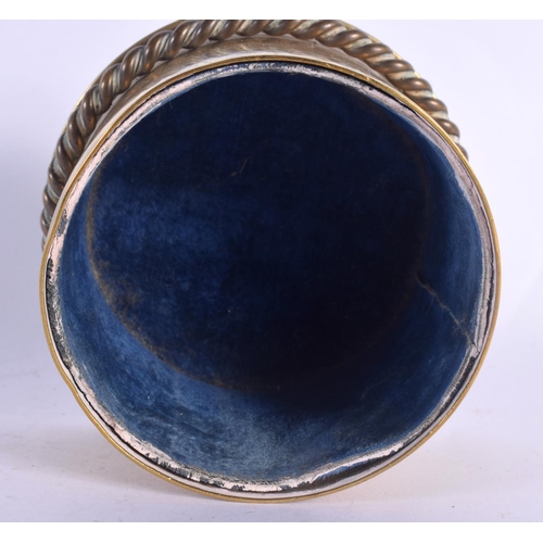 313 - A 19TH CENTURY ENGLISH BRONZE COUNTRY HOUSE GARNITURE inset with wedgwood blue basalt medallions. La... 