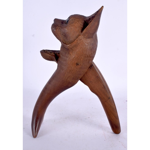 356 - TWO PAIRS OF BAVARIAN BLACK FOREST NUT CRACKERS. 19 cm long. (2)