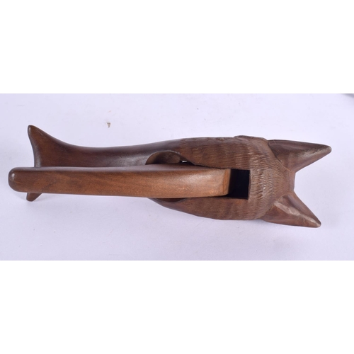 356 - TWO PAIRS OF BAVARIAN BLACK FOREST NUT CRACKERS. 19 cm long. (2)