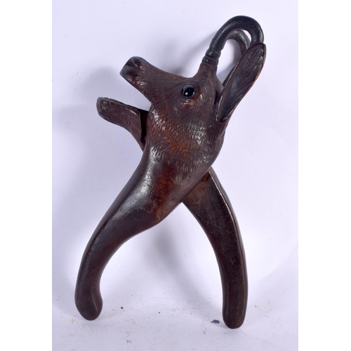 356 - TWO PAIRS OF BAVARIAN BLACK FOREST NUT CRACKERS. 19 cm long. (2)