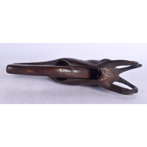 356 - TWO PAIRS OF BAVARIAN BLACK FOREST NUT CRACKERS. 19 cm long. (2)