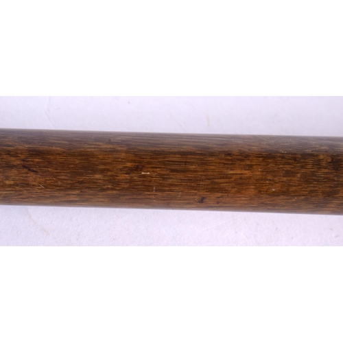 388 - A VERY RARE 19TH CENTURY SOUTH AFRICAN CARVED RHINOCEROS HORN ZULU KNOBKERRIE probably from a black ... 