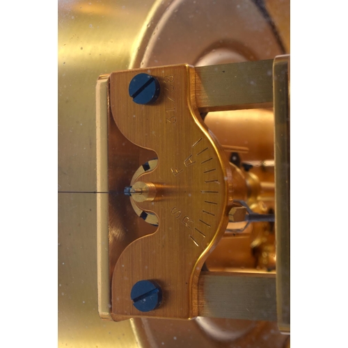 394 - A JAEGER LE COULTRE ATMOS CLOCK No 31738. 24 cm x 18 cm.