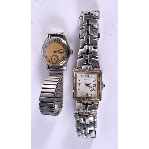 1288 - TWO VINTAGE WATCHES, SEIKO AND LONGINES.  Seiko 3.2cm incl crown (2)