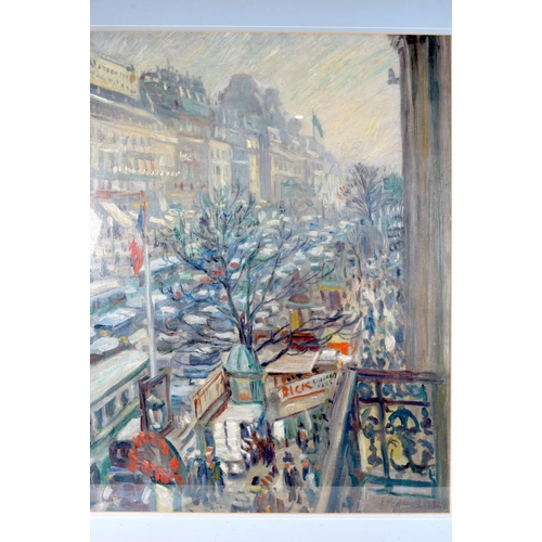 3127 - A FRAMED FRENCH OIL ON CANVAS C1939. 74 cm x 57 cm.