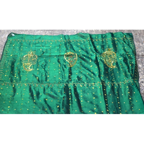 3774 - An Indian Fabric with gold thread  540 x 110 cm