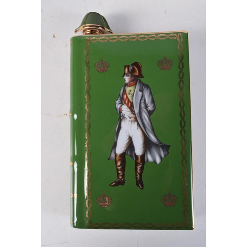 3783 - A Limoges porcelain Napoleon decanter 25 x 21 cm.