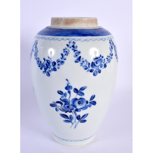 104 - AN 18TH CENTURY CHINESE EXPORT ENAMELLED TEA CANISTER Qianlong. 18 cm high.