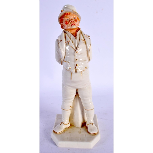 195 - ROYAL WORCESTER FIGURE, AFTER JAMES HADLEY, IRISHMAN, FROM THE COUNTRIES OF THE WORLD SERIES, PICKED... 