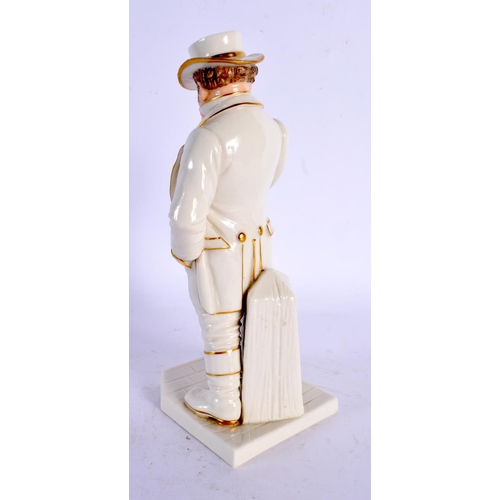 196 - ROYAL WORCESTER FIGURE, AFTER JAMES HADLEY, ENGLISHMAN, FROM THE COUNTRIES OF THE WORLD SERIES, PICK... 