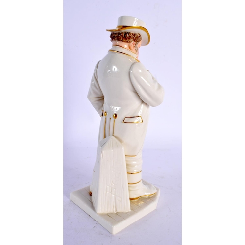 196 - ROYAL WORCESTER FIGURE, AFTER JAMES HADLEY, ENGLISHMAN, FROM THE COUNTRIES OF THE WORLD SERIES, PICK... 