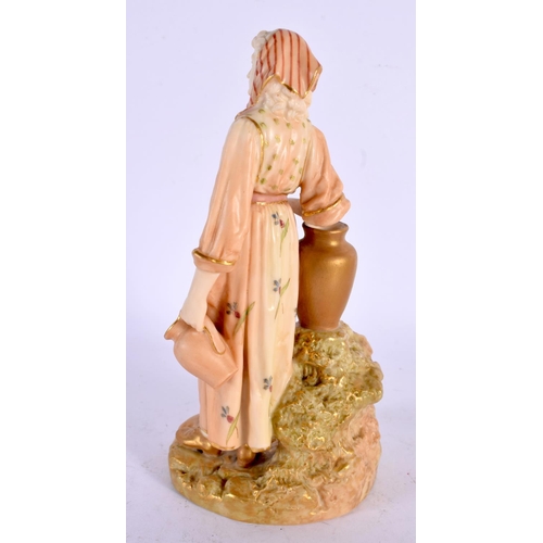 216 - ROYAL WORCESTER BLUSH IVORY FIGURE OF THE NAVIES COMPANION DATE CODE FOR 1900