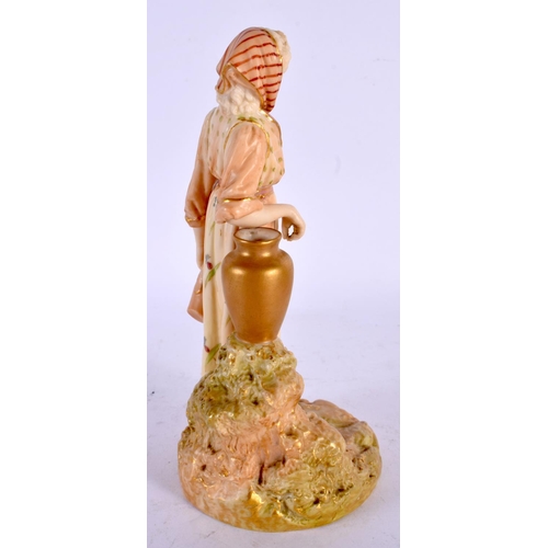 216 - ROYAL WORCESTER BLUSH IVORY FIGURE OF THE NAVIES COMPANION DATE CODE FOR 1900