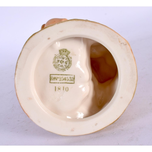 216 - ROYAL WORCESTER BLUSH IVORY FIGURE OF THE NAVIES COMPANION DATE CODE FOR 1900