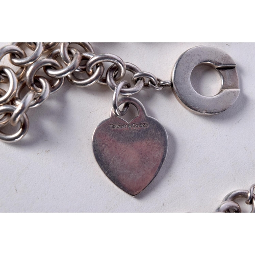 751 - A VINTAGE SILVER TIFFANY NECKLACE.  Hallmarked London 1939, Stamped Tiffany& Co 925, weight 74.4g, l... 