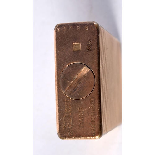 757 - A DUPONT LIGHTER  5.8cm x 3.5cm x 1.4cm