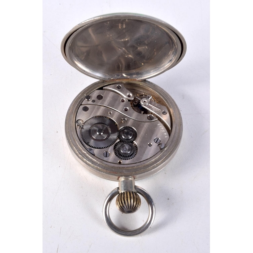 772 - A GOLIATH POCKET WATCH.  Dial 6.5cm excluding crown