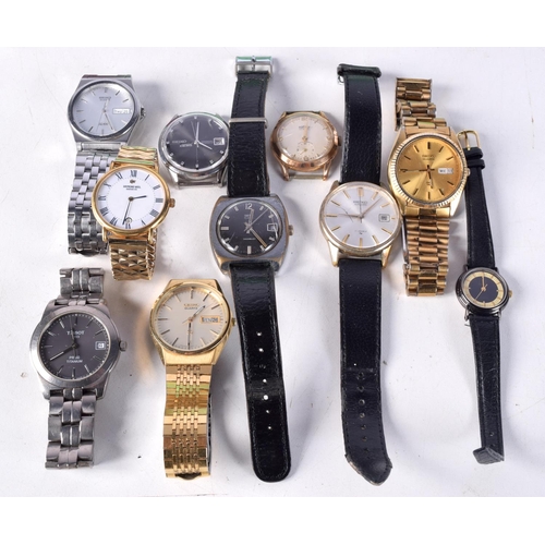 774 - TEN VINTAGE FASHION WATCHES.