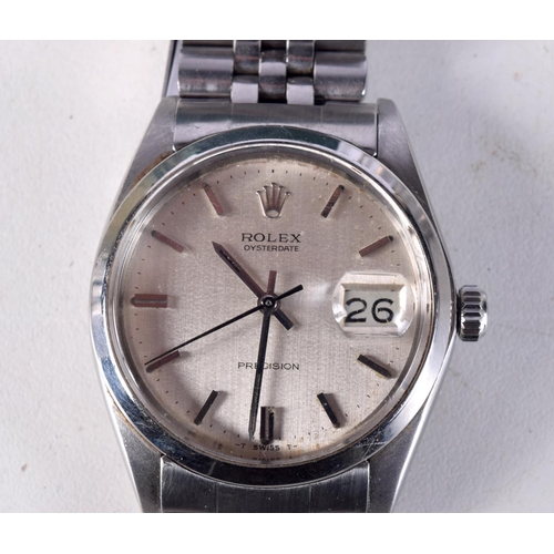 779 - ROLEX - OYSTER DATE PRECISION.  Dial 3.6cm incl crown