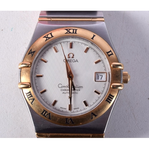 791 - AN OMEGA CONSTELLATION AUTOMATIC CHRONOMETER.  Dial 3.8cm incl crown.