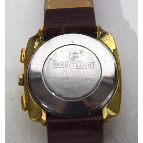 820 - BREITLING TOP TIME WATCH.  Dial 3.8cm incl crown