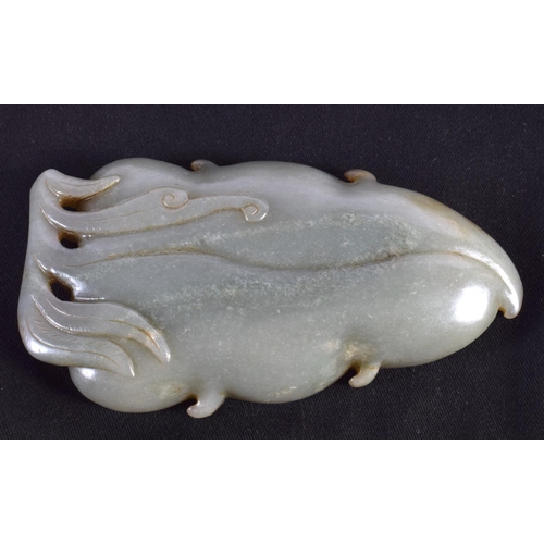 1504 - A GROUP OF FIVE 19TH/20TH CENTURY CHINESE CARVED JADE BRUSH WASHERS in various forms and sizes. 11 c... 