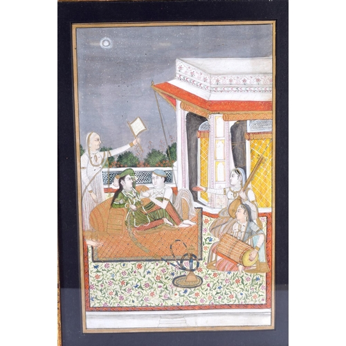 1586 - AN IMPORTANT EARLY 19TH CENTURY INDIAN PAINTED MINIATURE Lucknow, Avad School, perhaps from a series... 