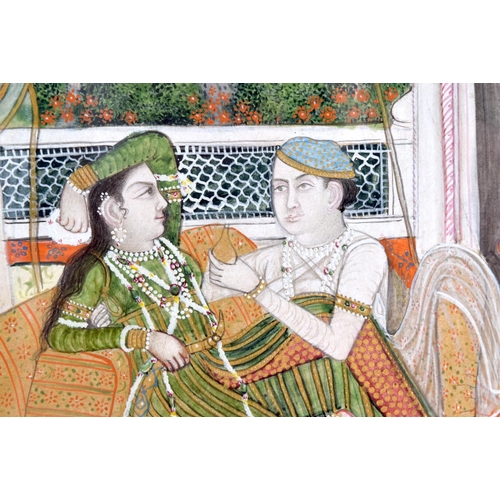 1586 - AN IMPORTANT EARLY 19TH CENTURY INDIAN PAINTED MINIATURE Lucknow, Avad School, perhaps from a series... 