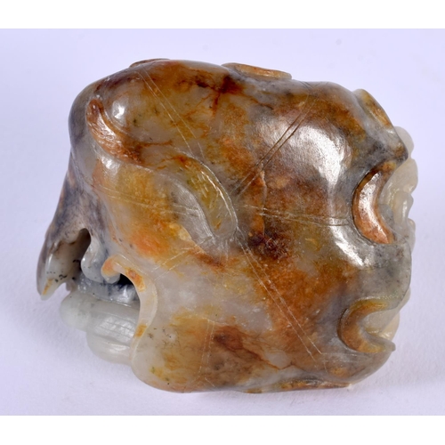 1705 - AN EARLY 20TH CENTURY CHINESE CARVED MUTTON JADE BOULDER. 7 cm x 6 cm.