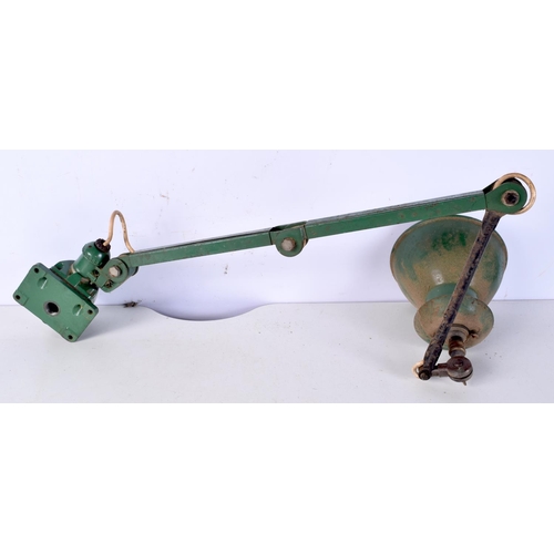 3037 - A vintage articulated machinist light