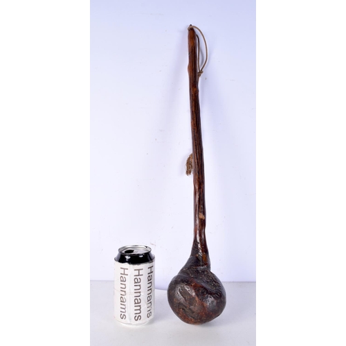 3068 - An early African wooden  Knobkerrie club 59 cm .