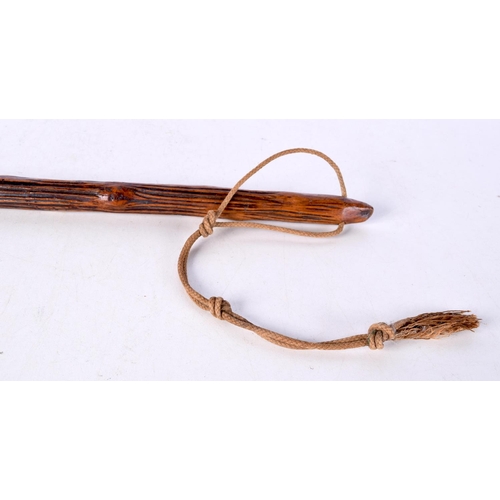 3068 - An early African wooden  Knobkerrie club 59 cm .