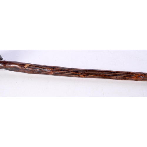 3068 - An early African wooden  Knobkerrie club 59 cm .