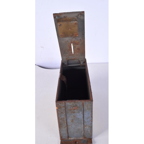 3070 - A vintage Dorset Police Benevolent fund collection box 11 x 24 x 8 cm